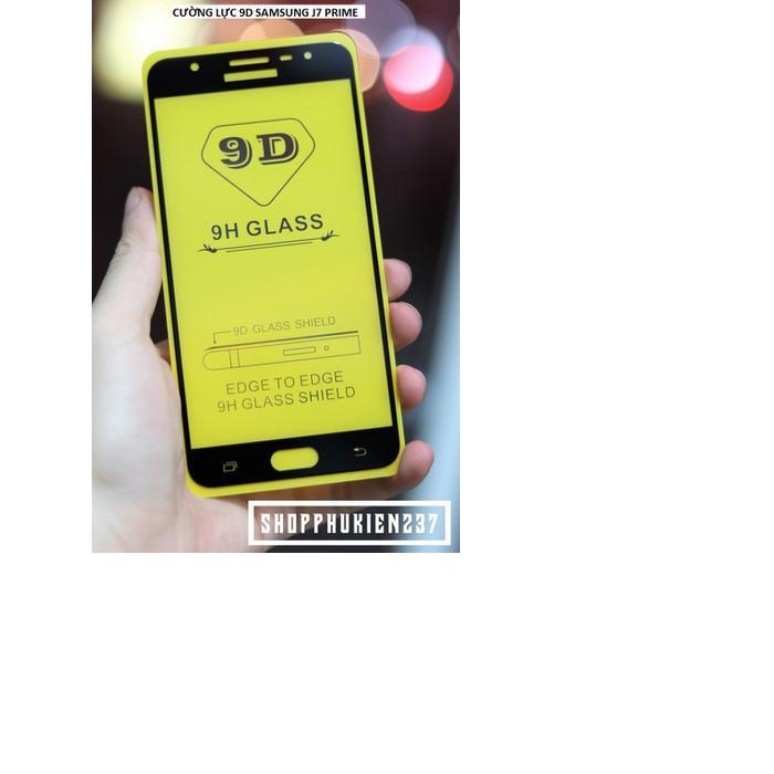 Kính cường lực điện thoại Samsung Galaxy J7 Prime 9D xịn Full màn hình cao cấp