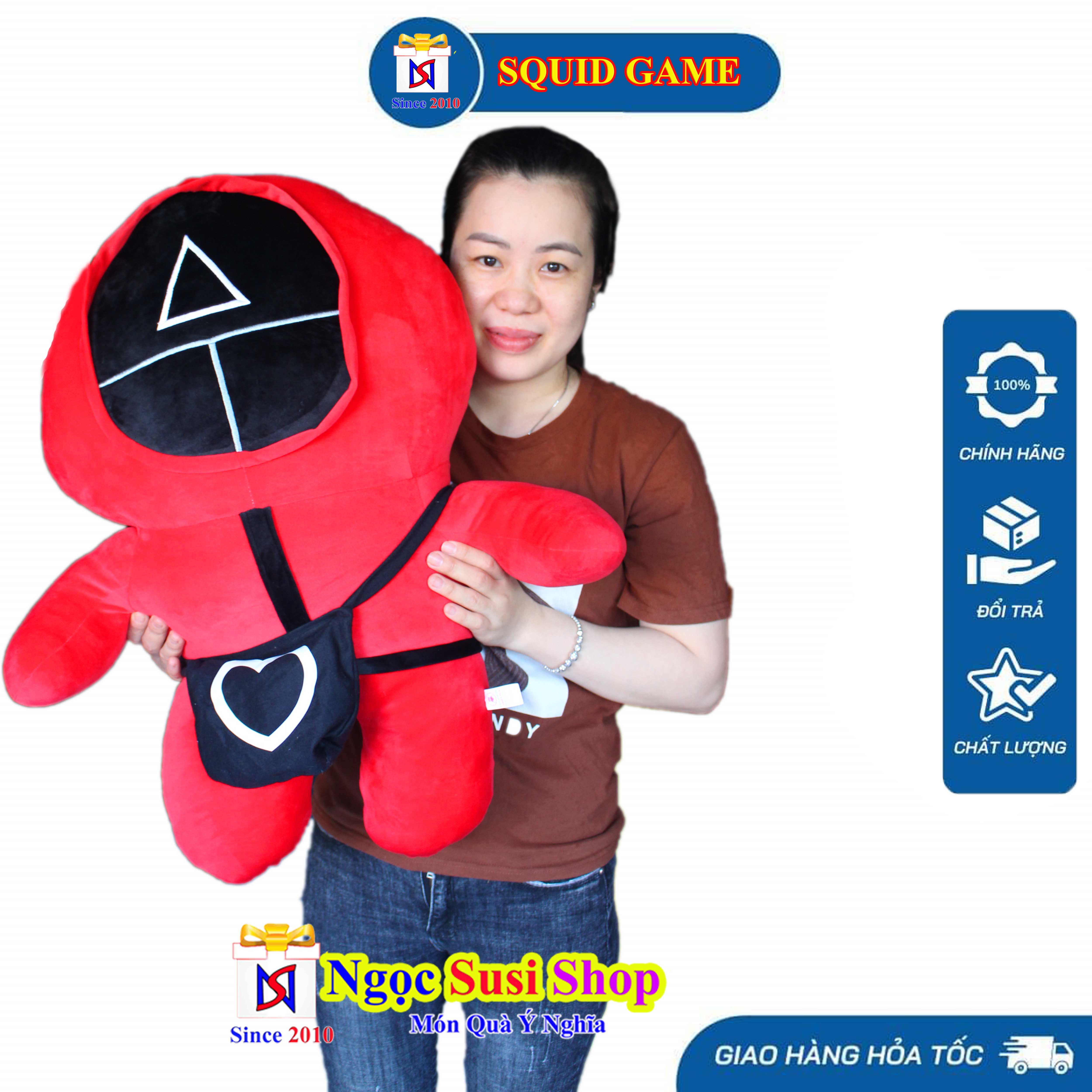 [FREESHIP MAX] GẤU BÔNG TRÒ CHƠI CON MỰC SQUID GAME [ SIÊU HOT]