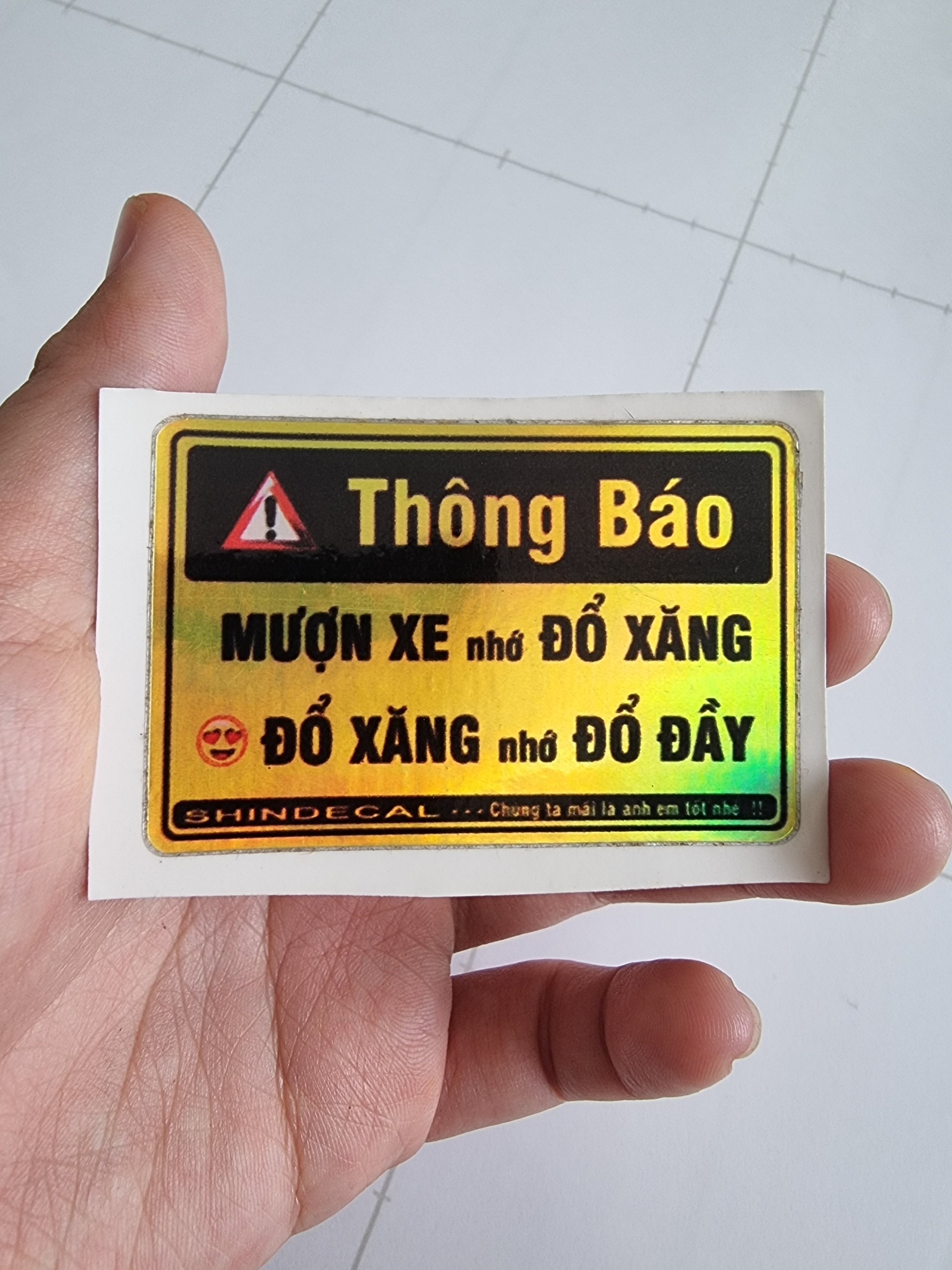 Logo cảnh báo 7 màu