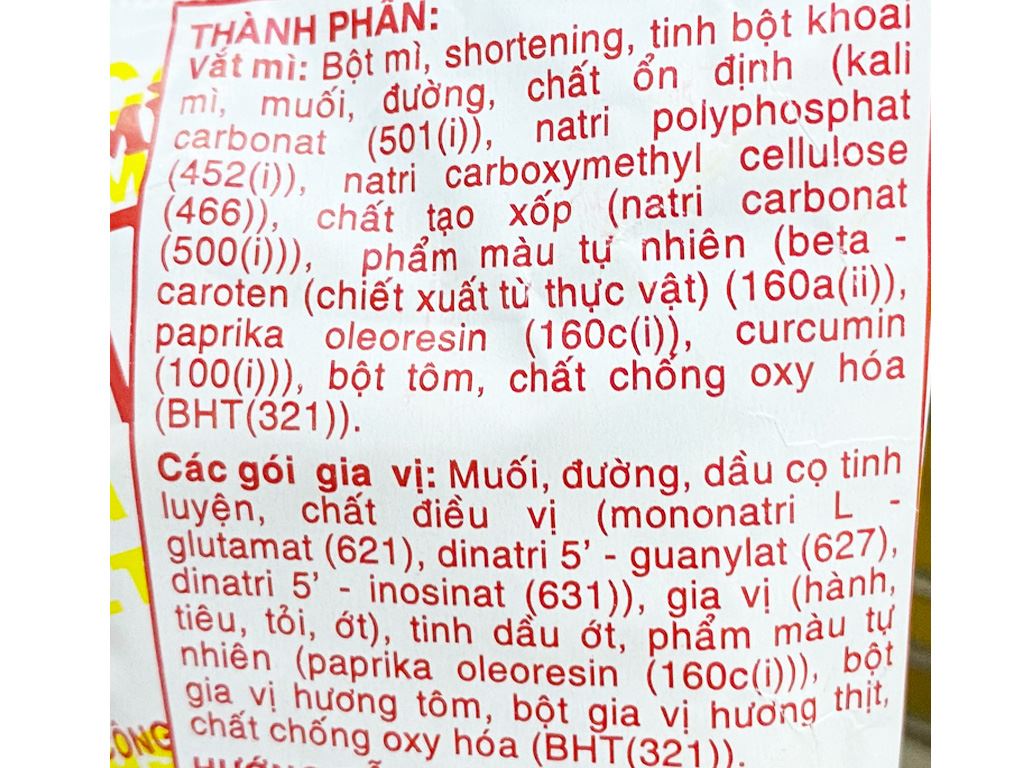 Combo 3 gói mì ăn liền Miliket sa tế gói 65gr