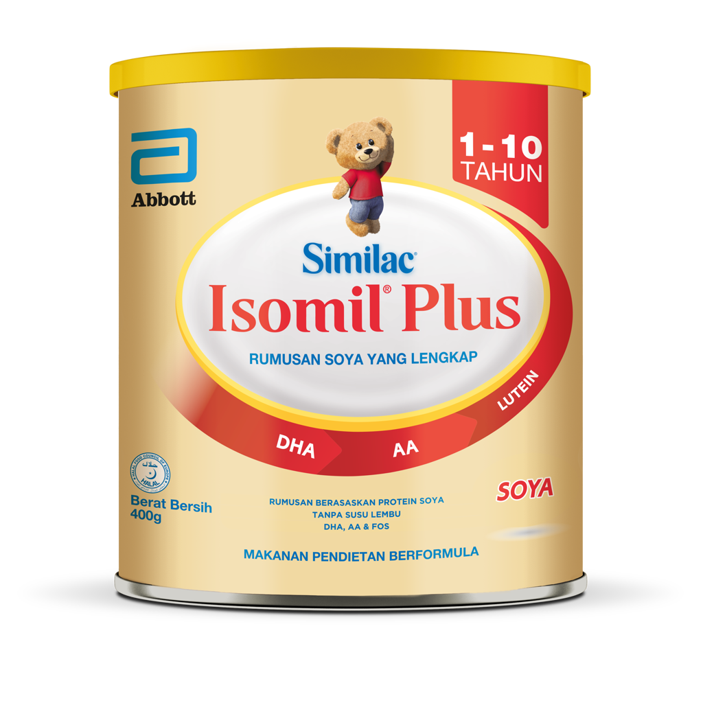 [Date T2/25][ FREESHIP MAX ] Sữa bột Similac Isomil Plus (1-10 tuổi) 400g Sữa chống dị ứng và tiêu chảy