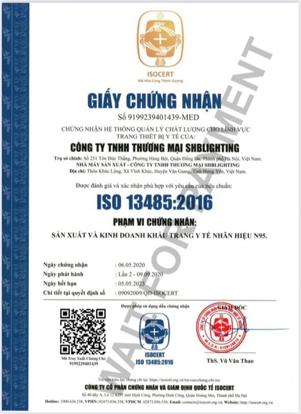 Set 50cái khẩu trang N95 Kids [TM95 KIds - SHB Pro Mask - FFP2 - 4 Lớp - Chính Hãng]