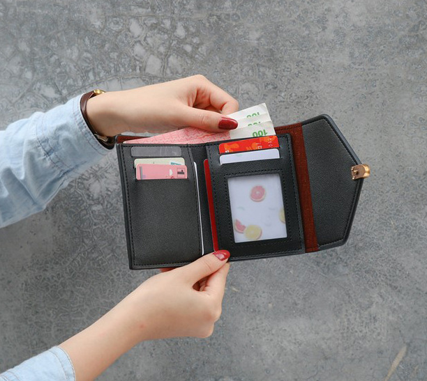 [HCM]Ví Nữ Mini Ngắn Cầm Tay Phong Cách Hàn Quốc