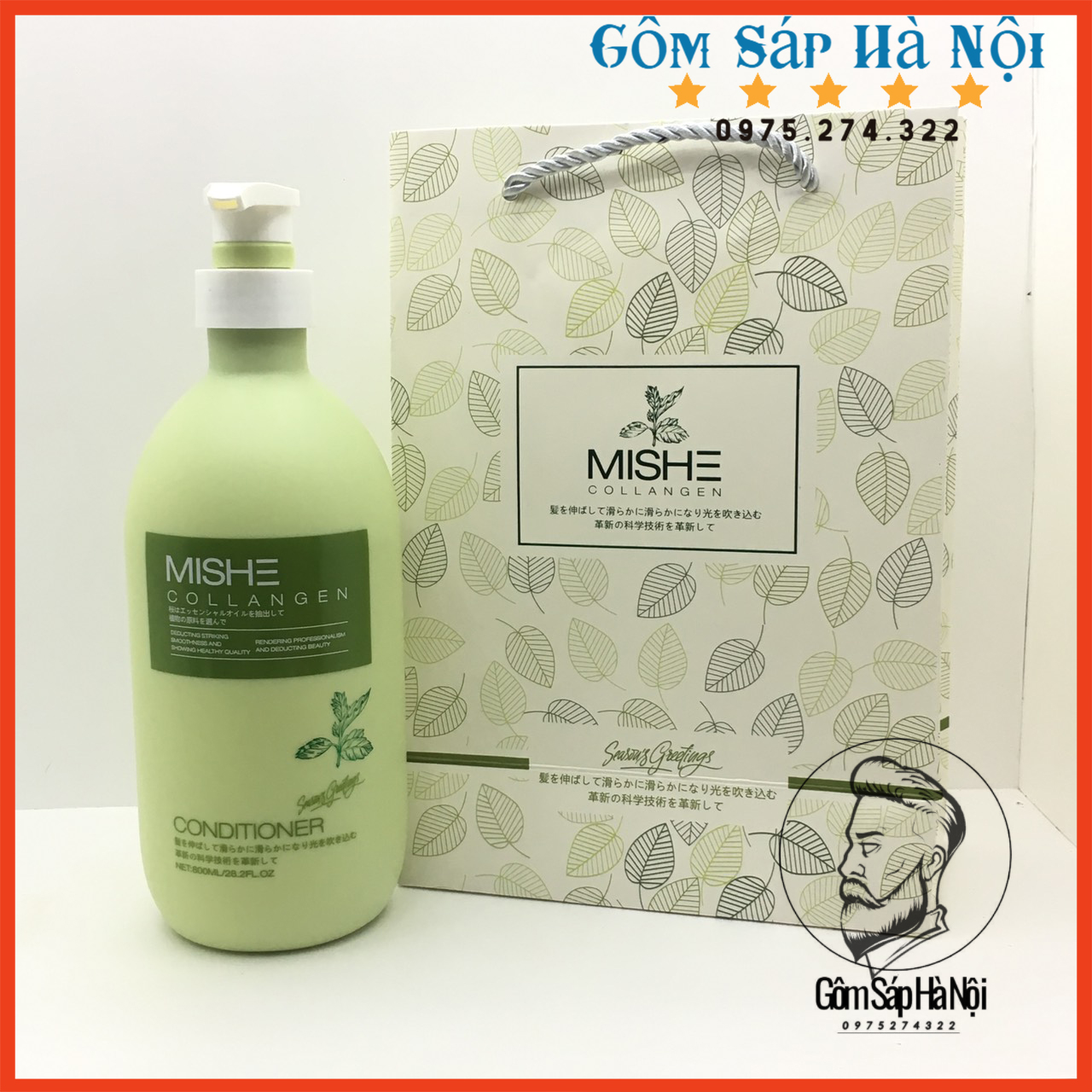 [HÓT] Cặp Dầu Gội + Xả Cao Cấp MISHE Collangen 800ml