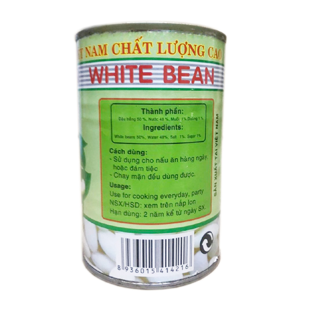 Đậu Trắng Nguyên Thảo 425g