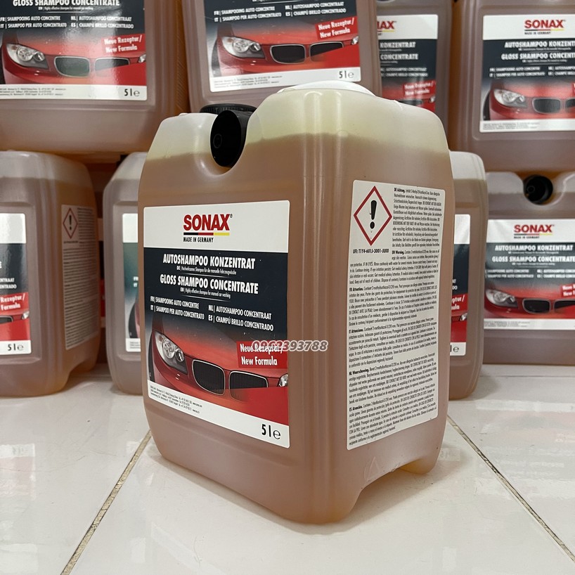 Can 5L Nước Rửa Xe Sonax Gloss Shampoo (Car Wash) 314500