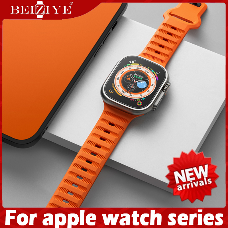 Dây đeo silicon cho dây đồng hồ for apple watch ultra / ultra 2 49mm 44mm 40mm 45mm 41mm 42mm 38mm dây đeo for apple watch series 9 8 7 se 3 4 5 6 8 dây đồng hồ nghệ thuật