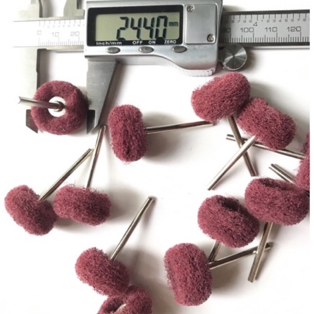 Chổi đánh bóng bằng sợi rối 25mm cán 3mm giá 1 đầu
