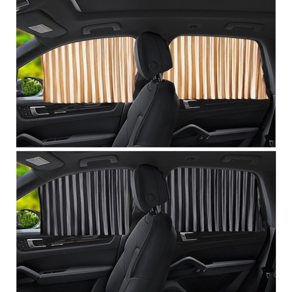 COMBO 4 RÈM - Rèm che nắng cửa kính xe ô tô 4-7 chỗ rèm vải cao ...