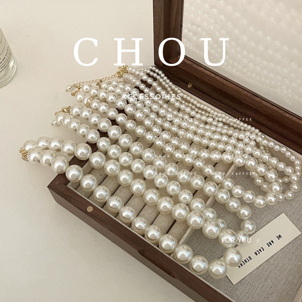 Dây Chuyền Titan, Vòng Cổ Titan Chuỗi Ngọc Tròn Basic | CHOU ACCESSORIES |
