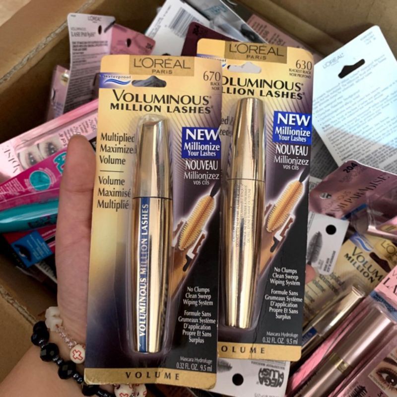 [HCM]Mascara LOreal Paris Voluminous Million Lashes day` mi da`i mi