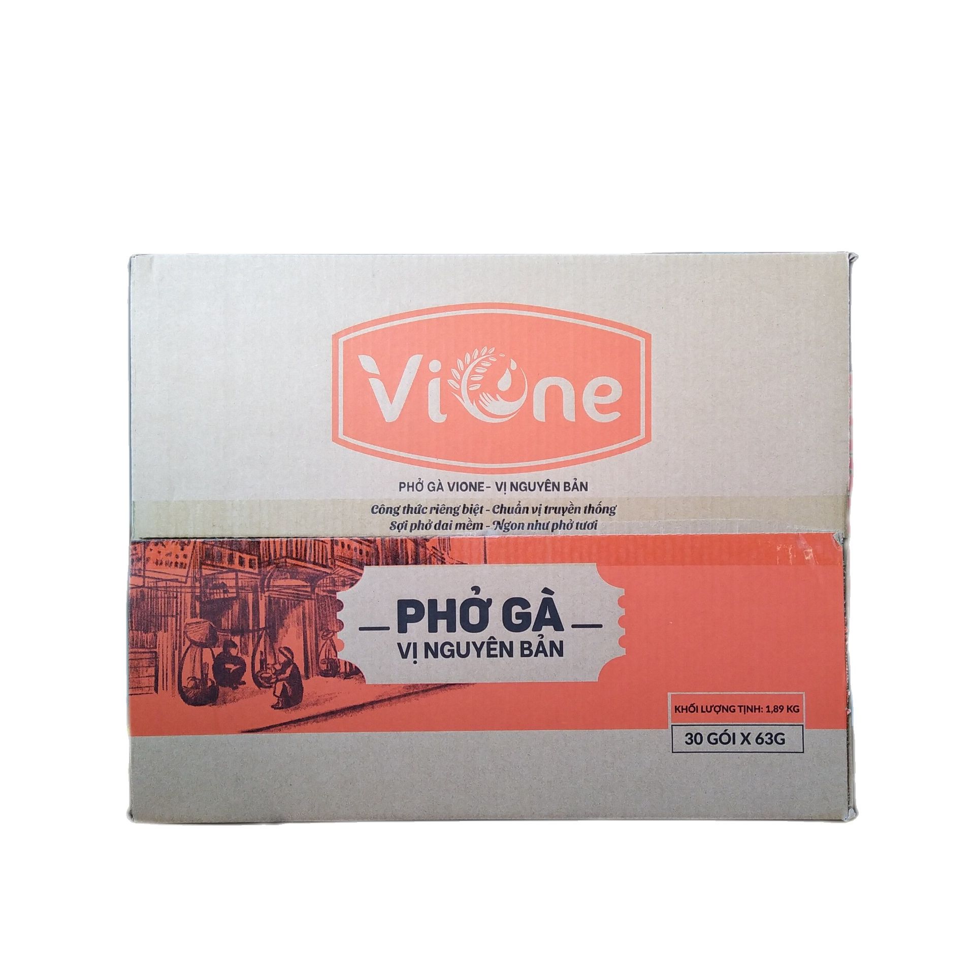 [Thùng 30 gói] Phở gà vị nguyên bản ViOne