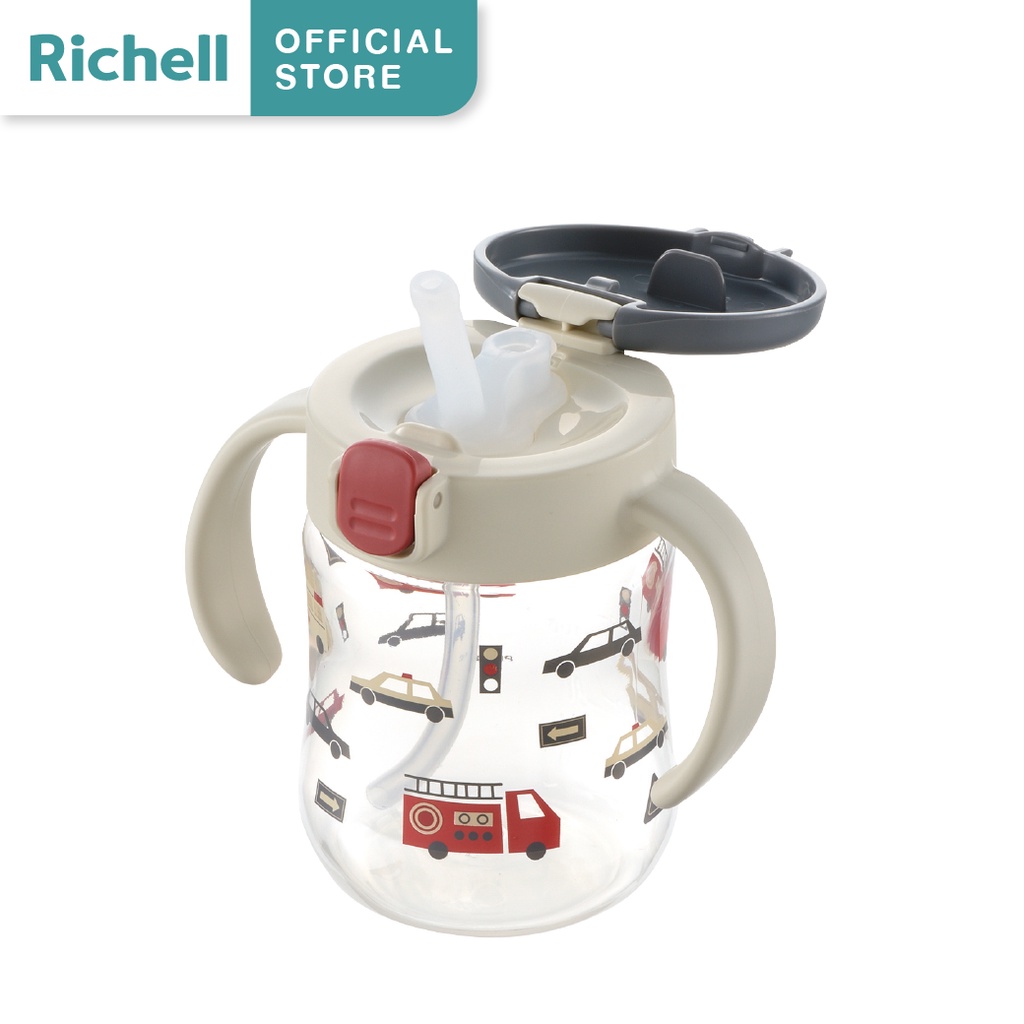 Bình ống hút RICHELL TLI bước 2 200ml | Baby