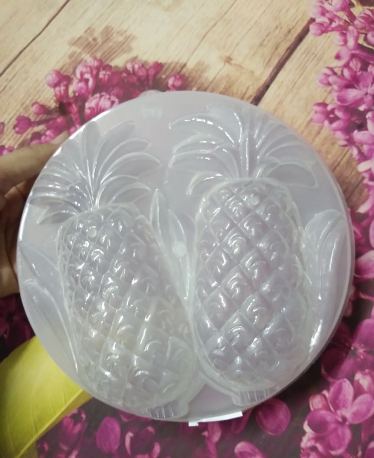 KHUÔN RAU CÂU HÌNH HAI QUẢ THƠM 20 CM