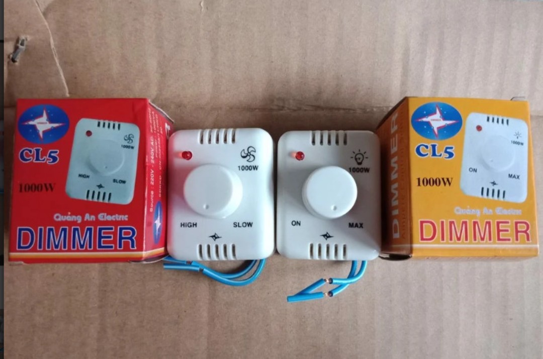 Dimer nổi quạt IP - 1000W (Công tắc điều chỉnh quạt)
