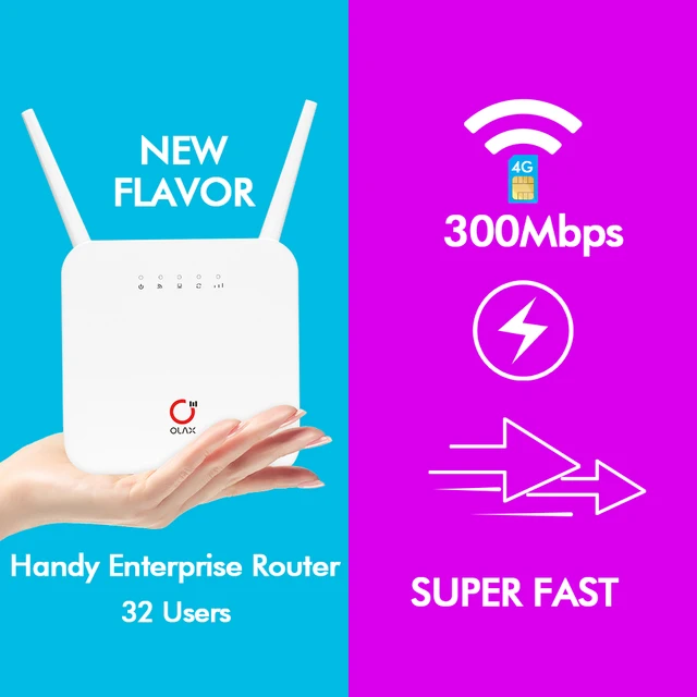 BỘ PHÁT WIFI TỪ SIM 4G/LTE có cổng LAN : OLAX AX6 PRO