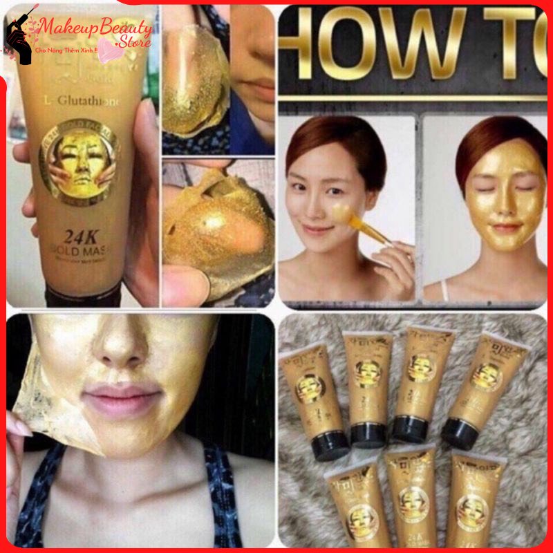 Mặt Nạ Vàng 24k Dạng Tuýp 220ml MS 242 [ MakeupBeauty.Store Cho Nàng Thêm Xinh ]