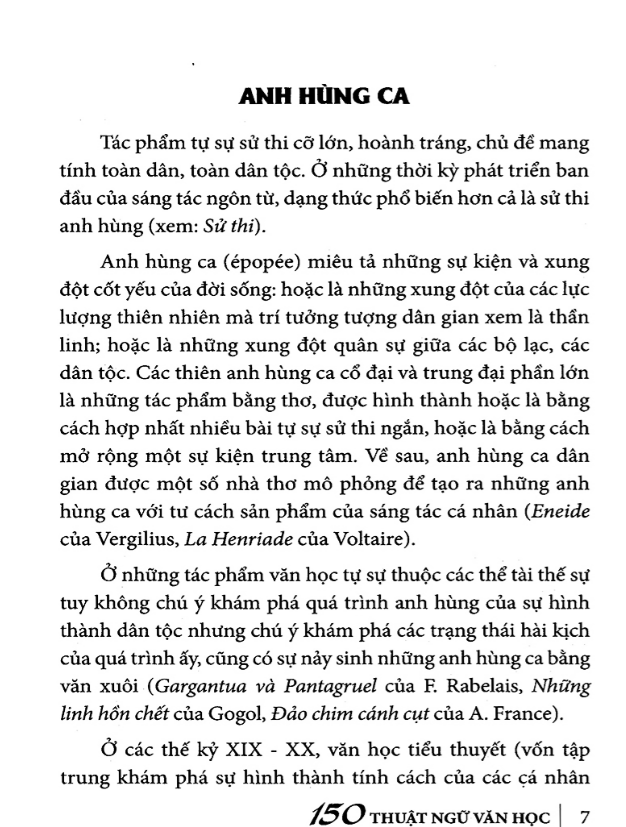 150 thuật ngữ văn học (bìa mềm)