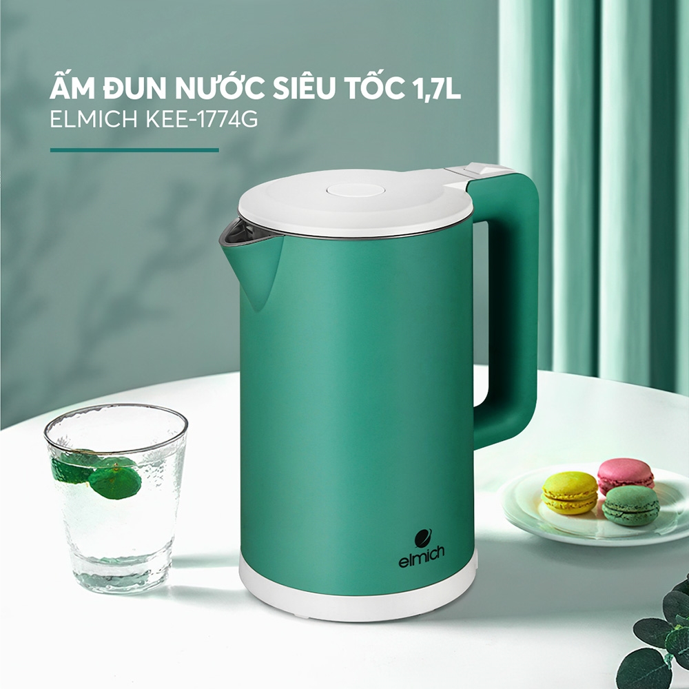 (Chỉ 25-29.05)Ấm đun nước siêu tốc Elmich 1,7L KEE 1774