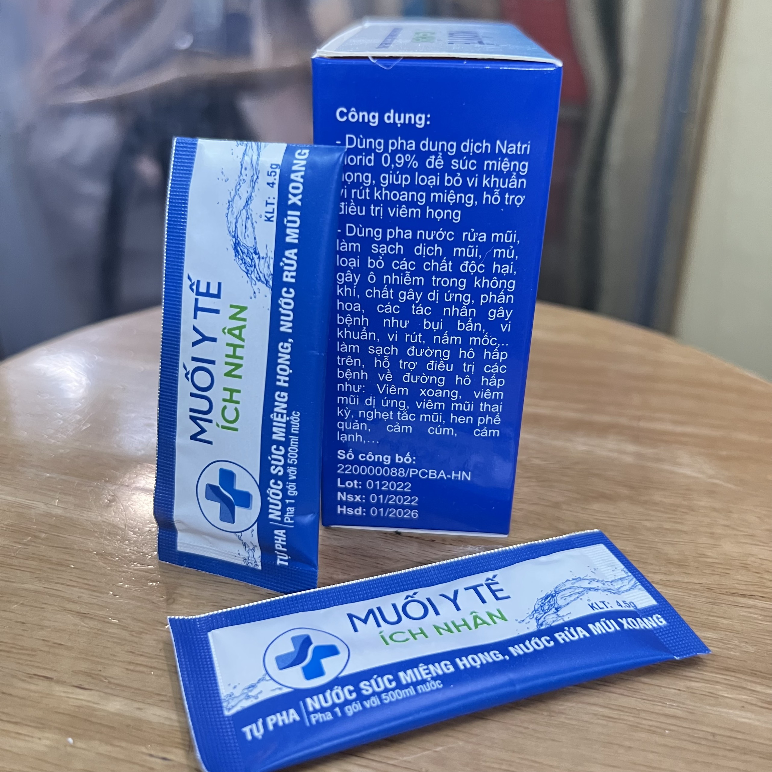 Muối y tế Ích Nhân 20 gói