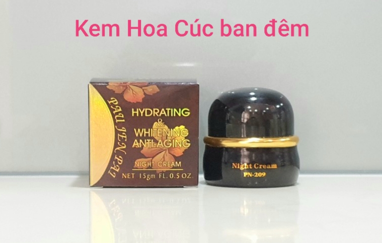 Kem nám hoa cúc ban đêm, Kem hoa cúc làm sạch nám, tàn nhang và trắng da, kem nám Pau Jen Pai