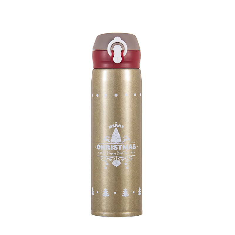 Bình giữ nhiệt Giáng Sinh Noel 500ml Cao Cấp