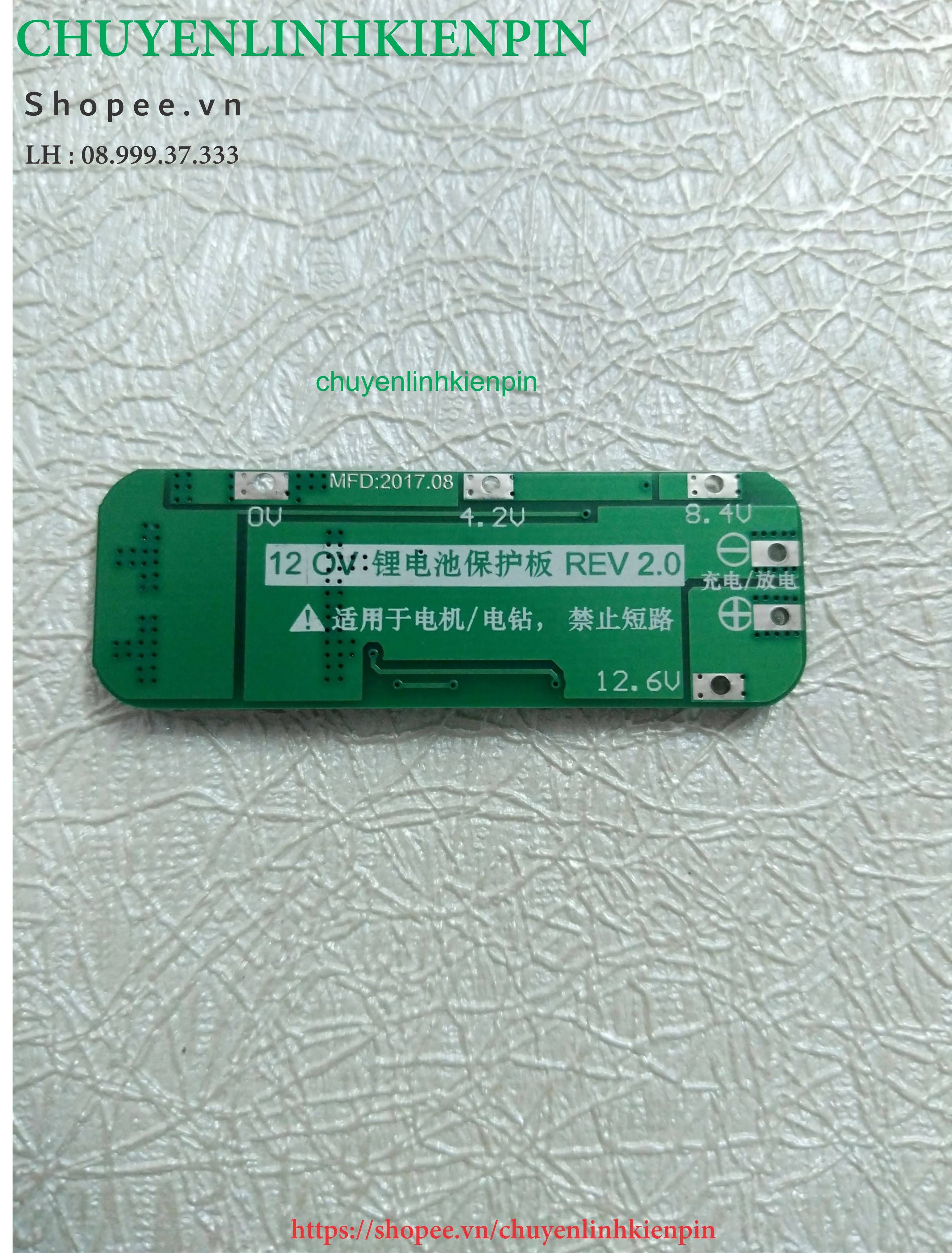 [HCM]Mạch 3S 20A Full bảo vệ Pin Lion ( BL64 75 )