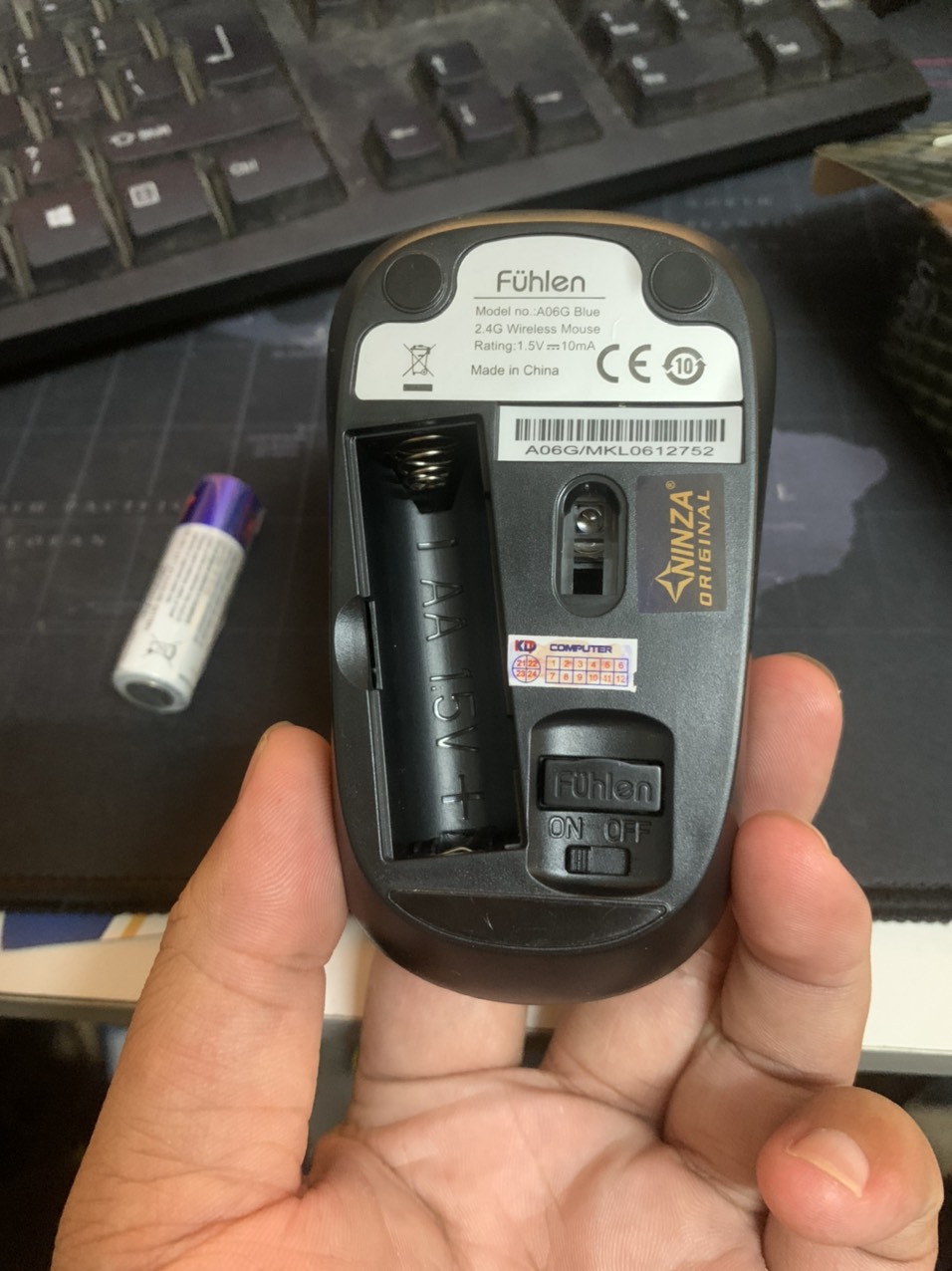 Chuột không dây Fuhlen A06 nhập khẩu