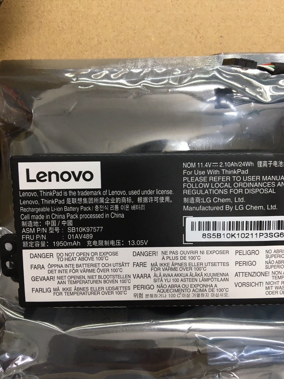 Pin(battery)Original Lenovo ThinkPad T470 A475 1950mAh 01AV489