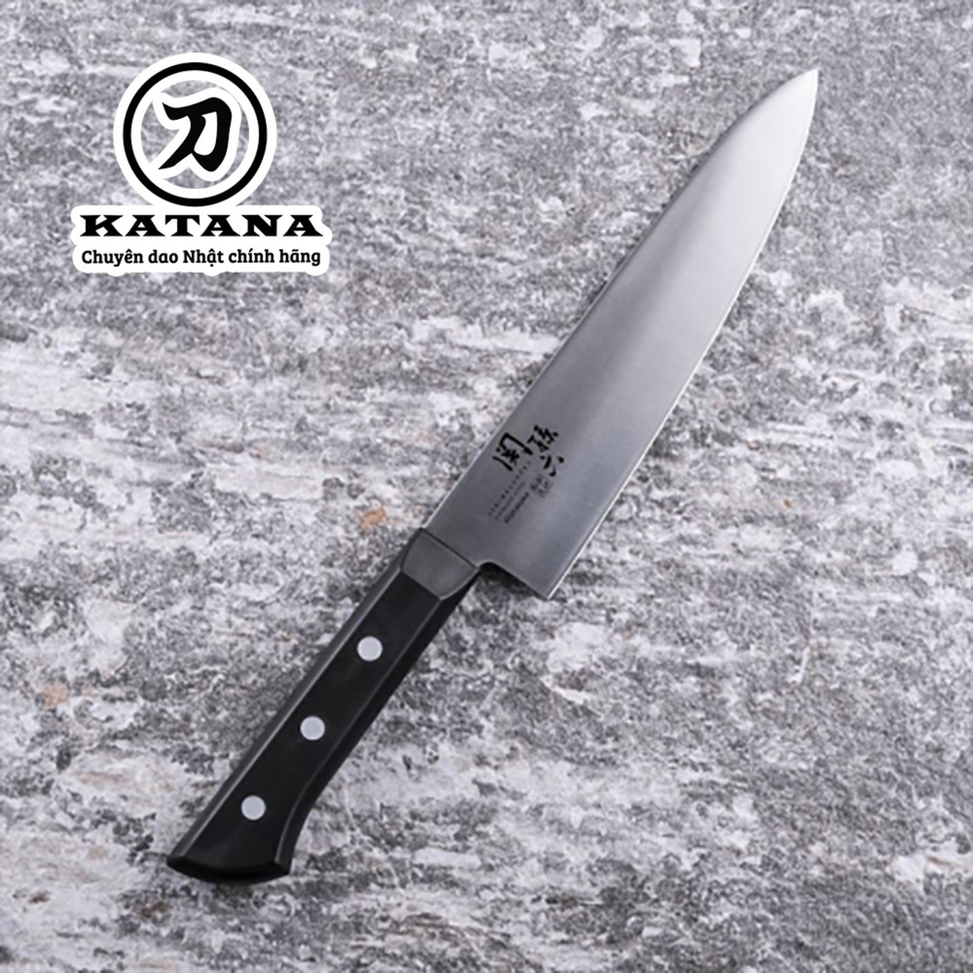 Dao bếp Nhật cao cấp KAI Wakatake Chef - Dao thái thịt cá AB5422 (180mm)