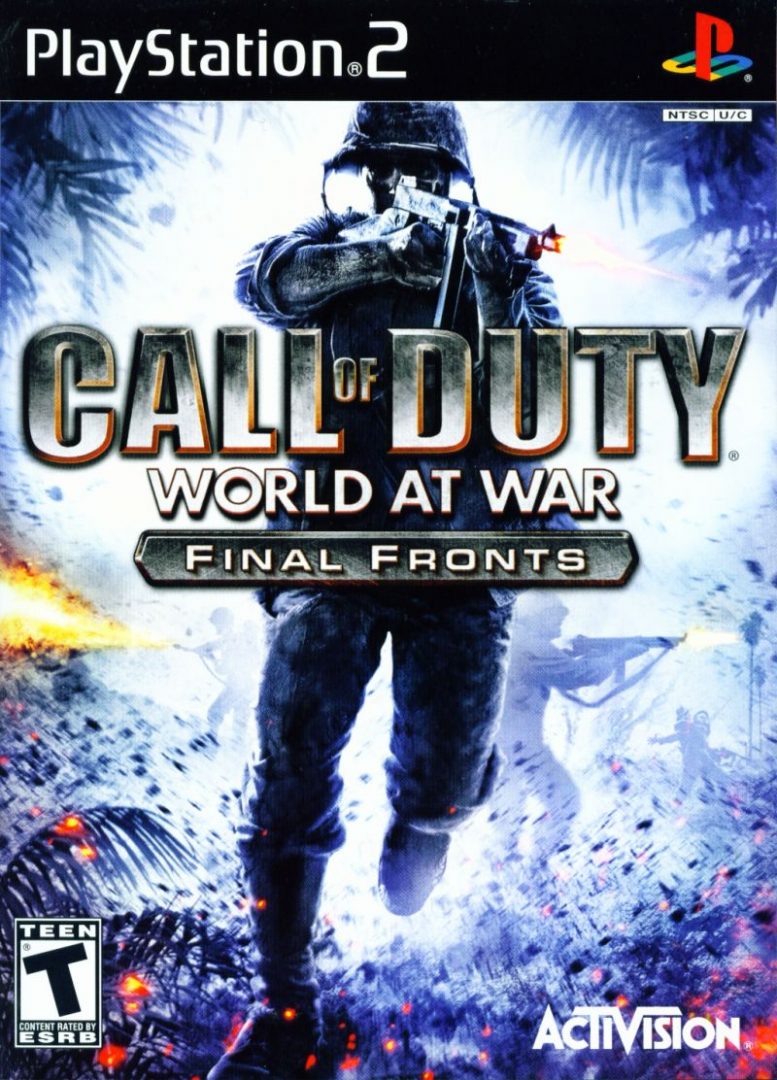 Đĩa game ps2 call of duty world at war final fronts