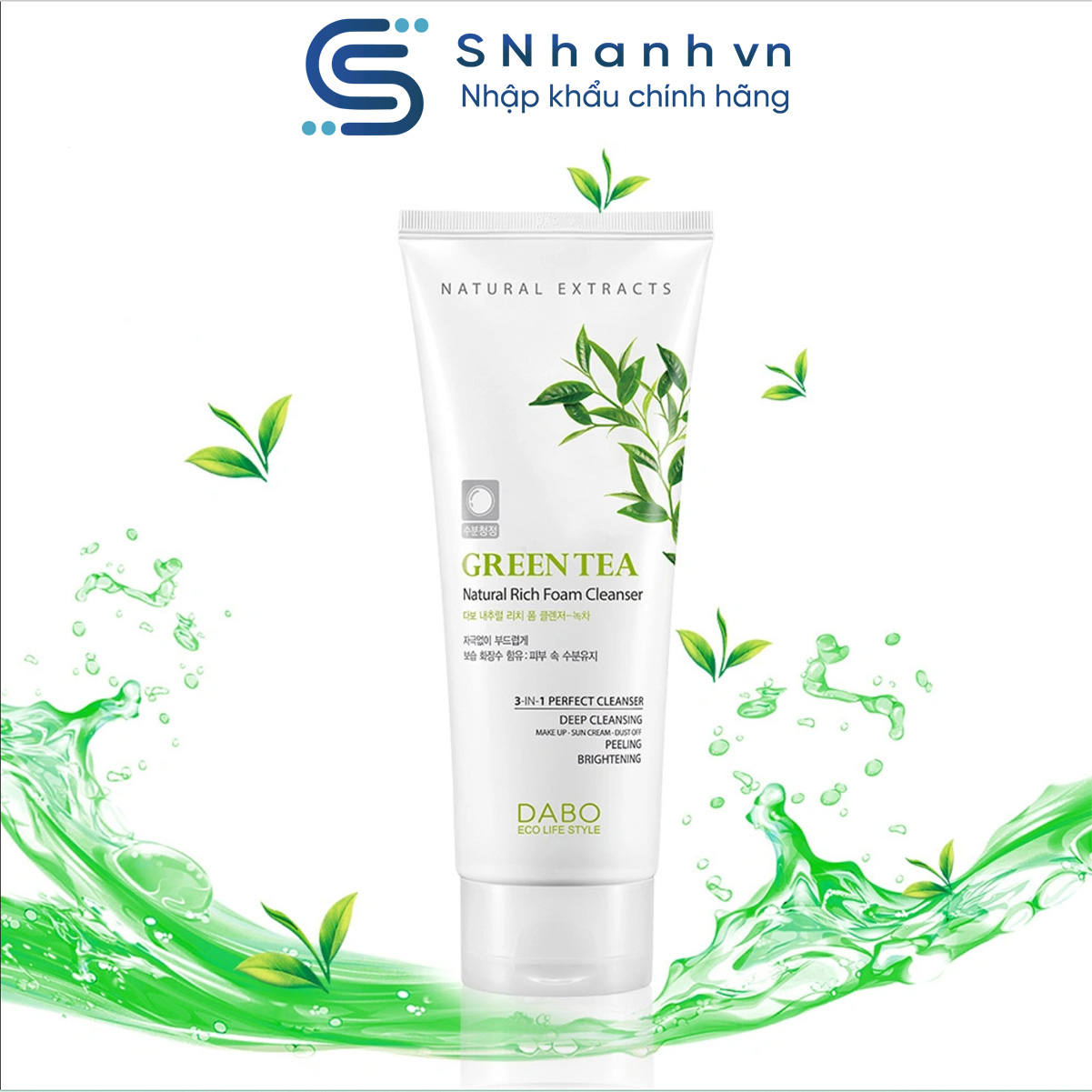 Sữa rửa mặt Dabo Hàn Quốc tuýp 180ml
