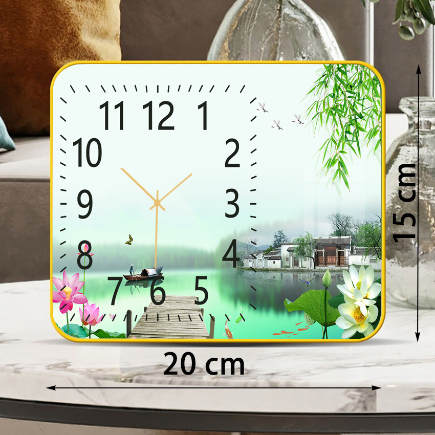 Đồng Hồ Để Bàn Cao Cấp - Decor Trang Trí Bàn GAMDH_2