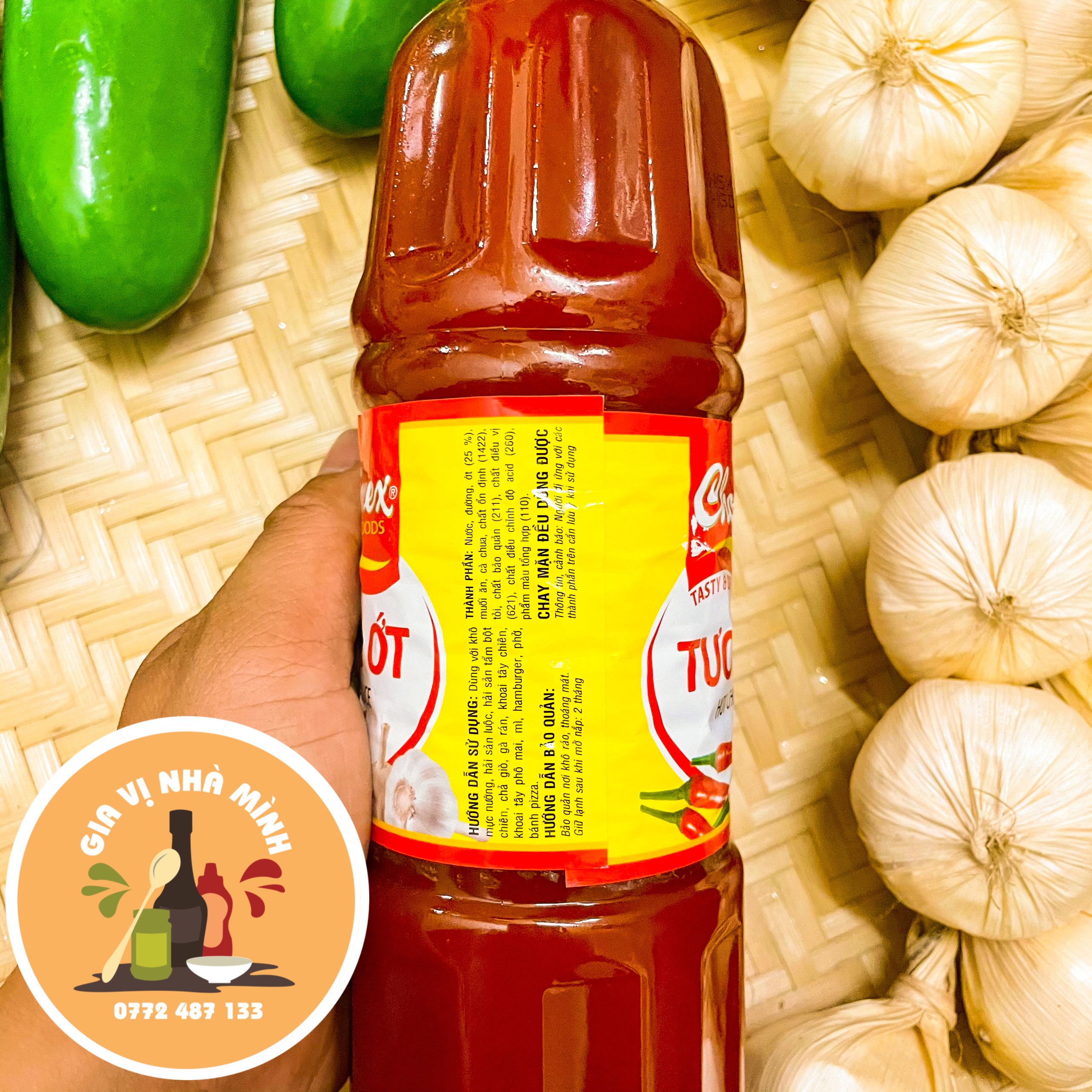 TƯƠNG ỚT (HOT CHILI SAUCE) CHOLIMEX 830GR