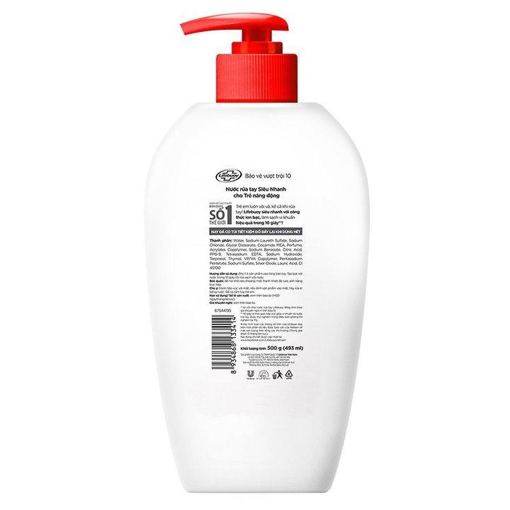 Nước rửa tay Lifebuoy 500g