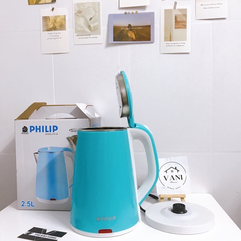 Bình đun siêu tốc 25L Philip - Ấm đun nước sôi cao cấp