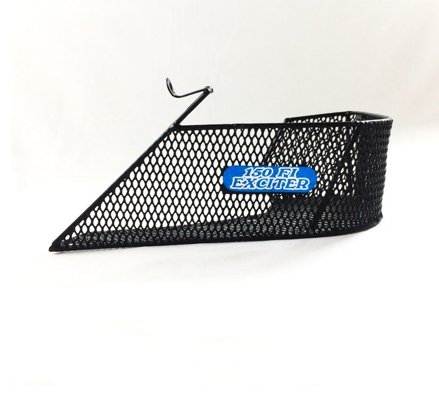 Basket Attached to the Side of the Exciter 150 Vehicle
