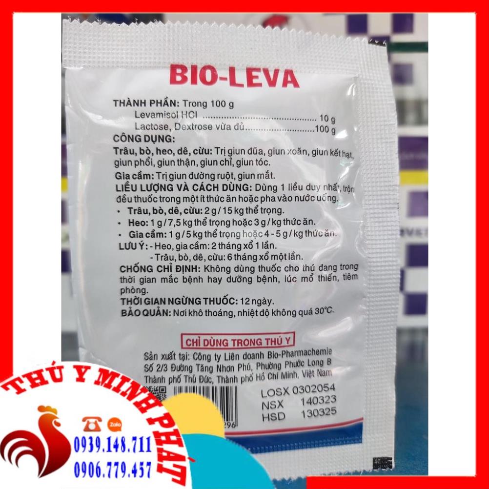 Bio leva (10g) tẩy giun, xỗ lãi