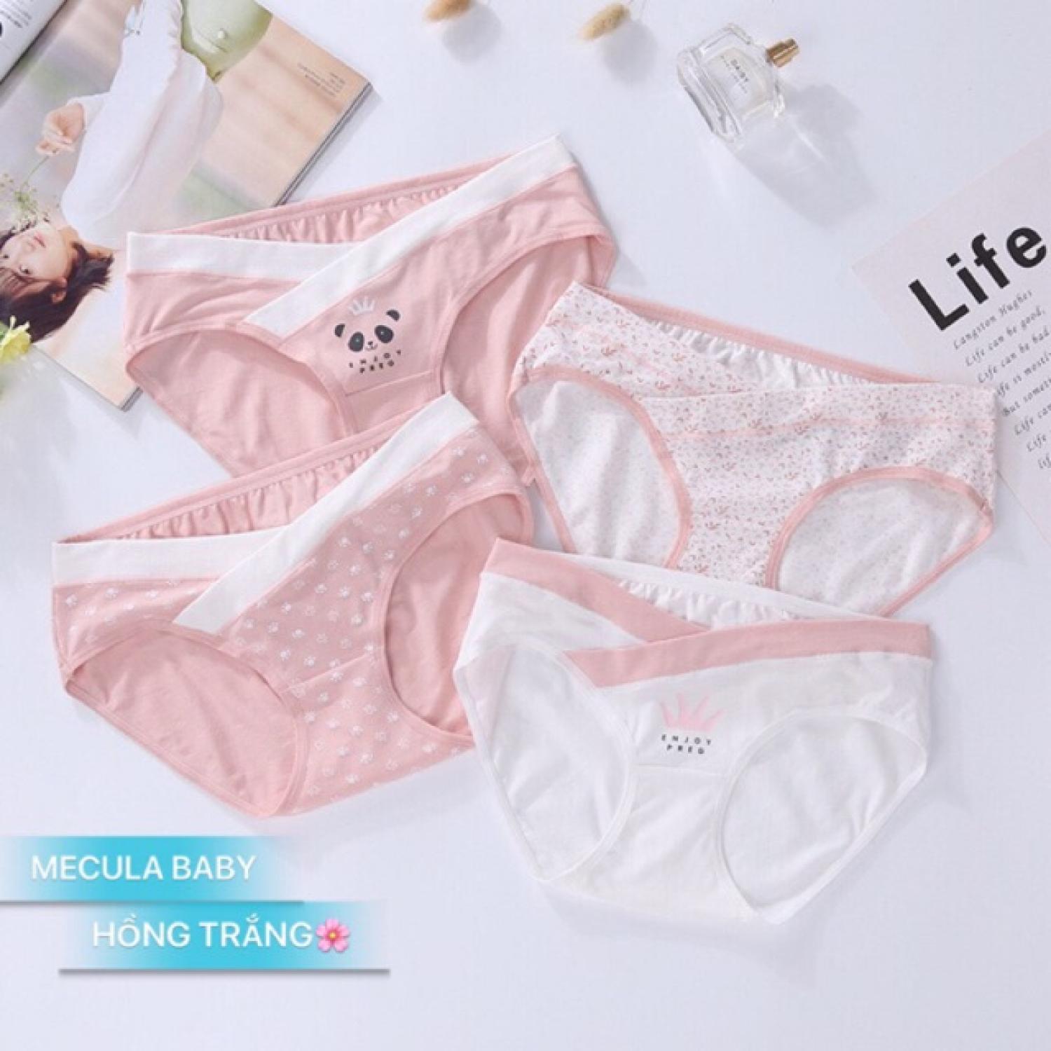 Combo 4 quần lót bầu cotton cao cấp ( hàng hiệu EnjoyPreg )
