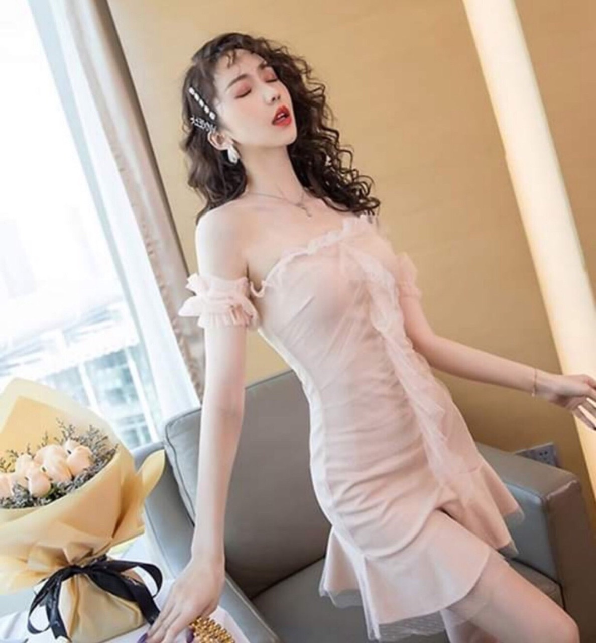 Váy đầm nữ đuôi cá cúp ngực