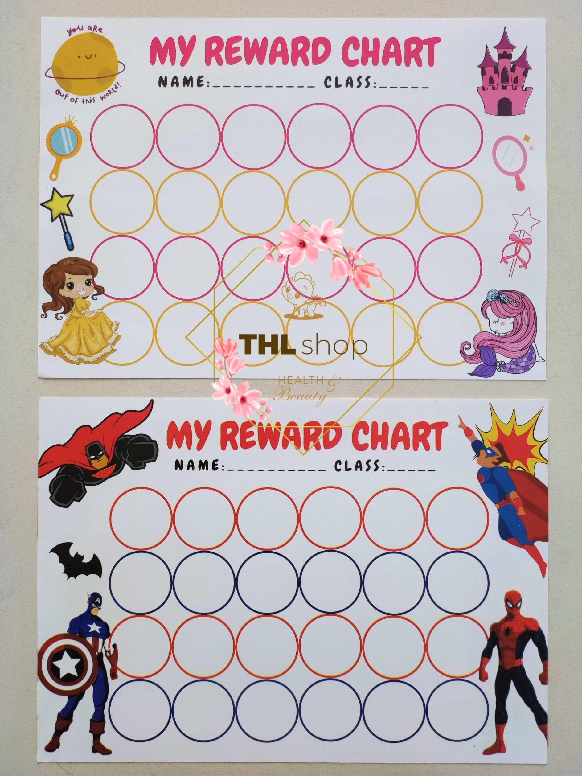 Phiếu tích điểm sticker khen thưởng học sinh