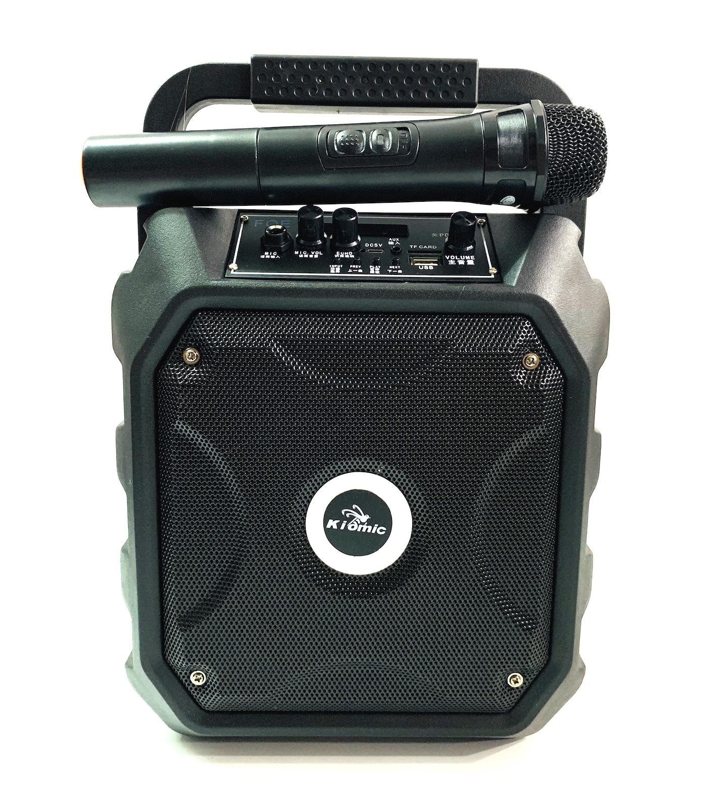 Loa Bluetooth Karaoke Công Suất Cực Lớn, Loa Xach Tay Mini KIOMIC K68(Tặng Kèm Micro Không Dây) - Bảo Hành 1 Đổi 1 Phân Phối Toàn Quốc