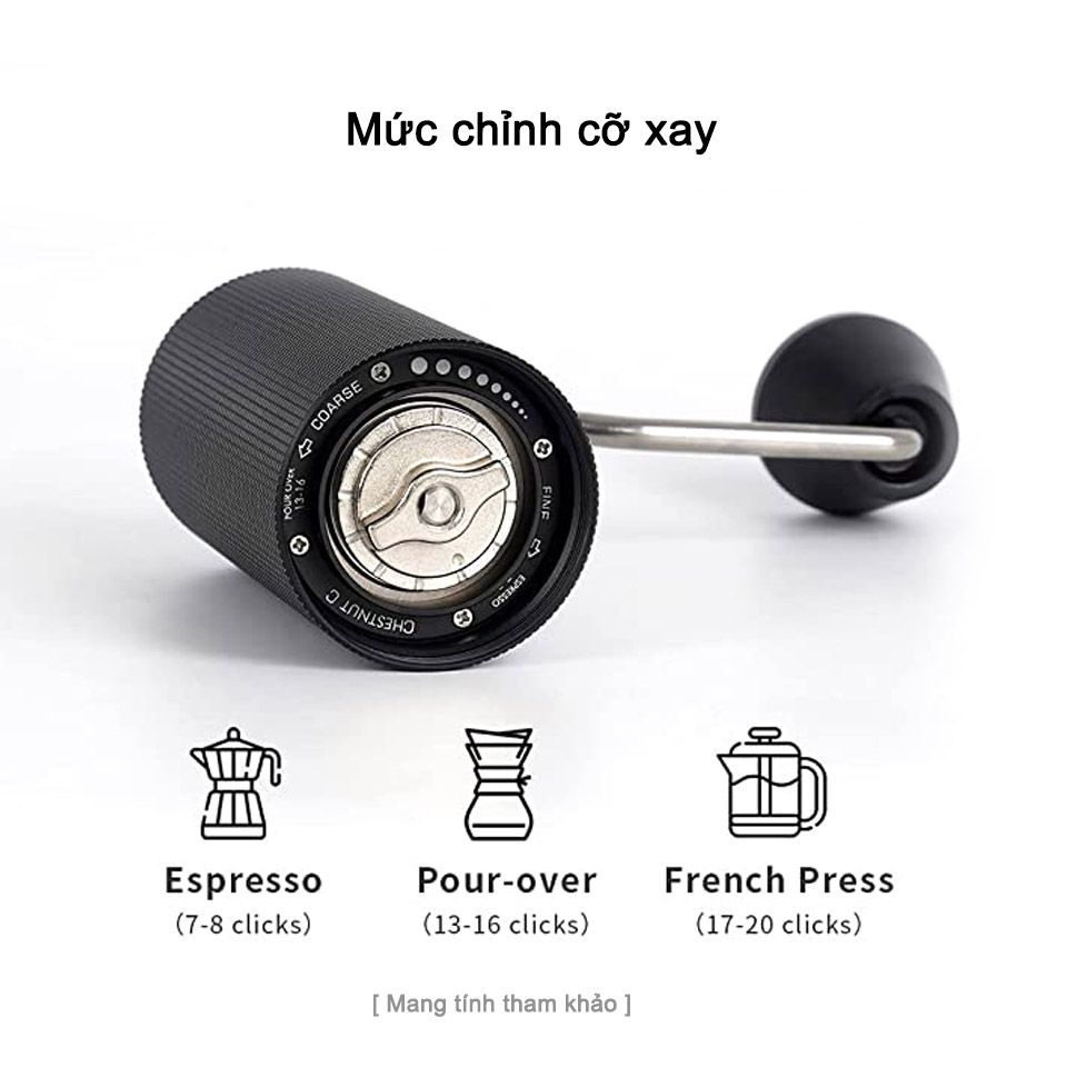 Cối xay cà phê cầm tay Timemore Chestnut C3
