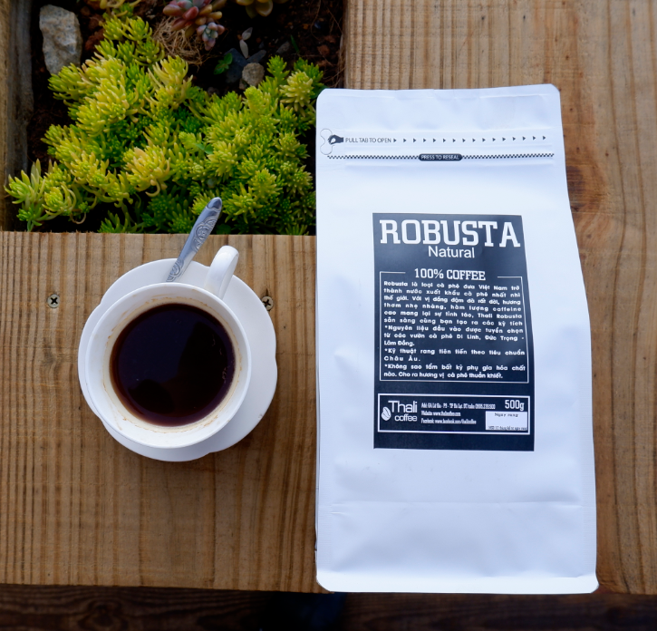 Cà phê sạch, nguyên chất Robusta 1kg