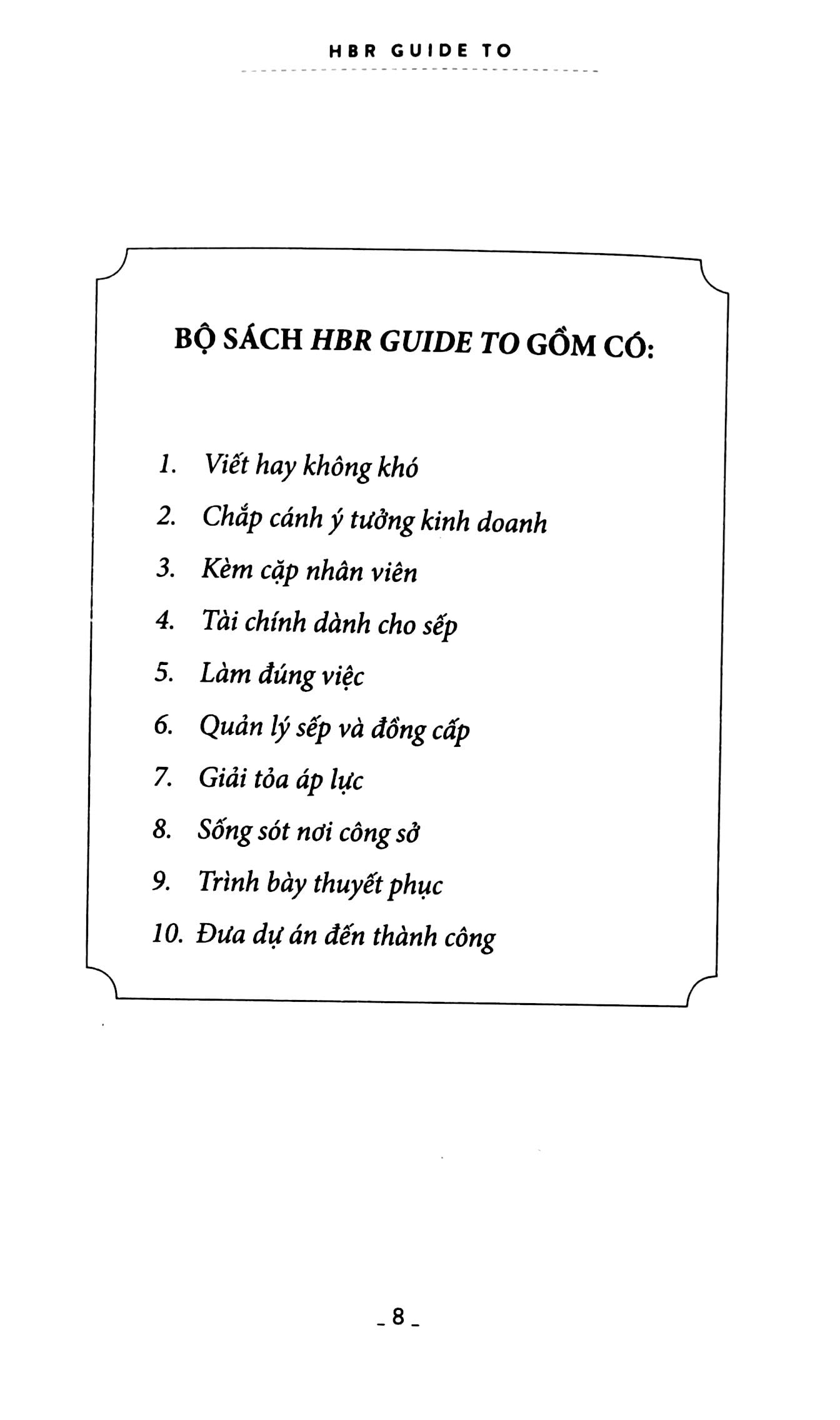 Fahasa - HBR Guide To - Sống Sót Nơi Công Sở