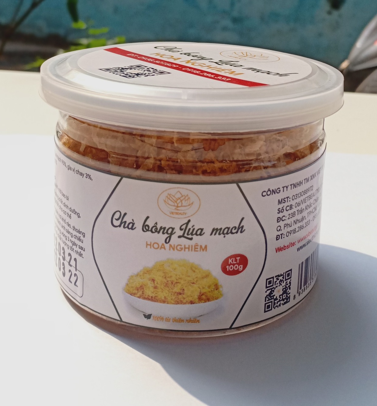 CHÀ BÔNG LÚA MẠCH - HOA NGHIÊM (100g)