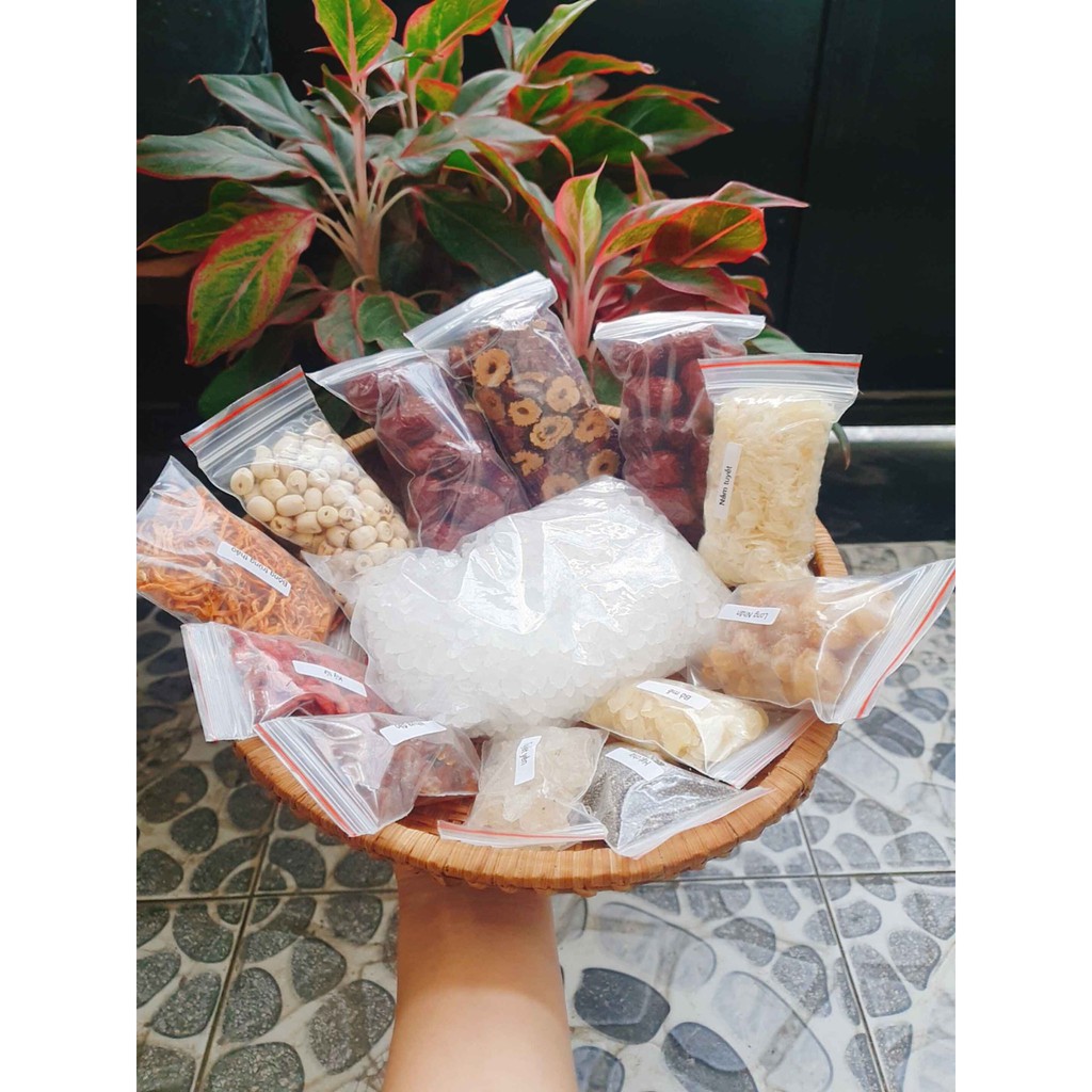 Nguyên liệu nấu chè dưỡng nhan