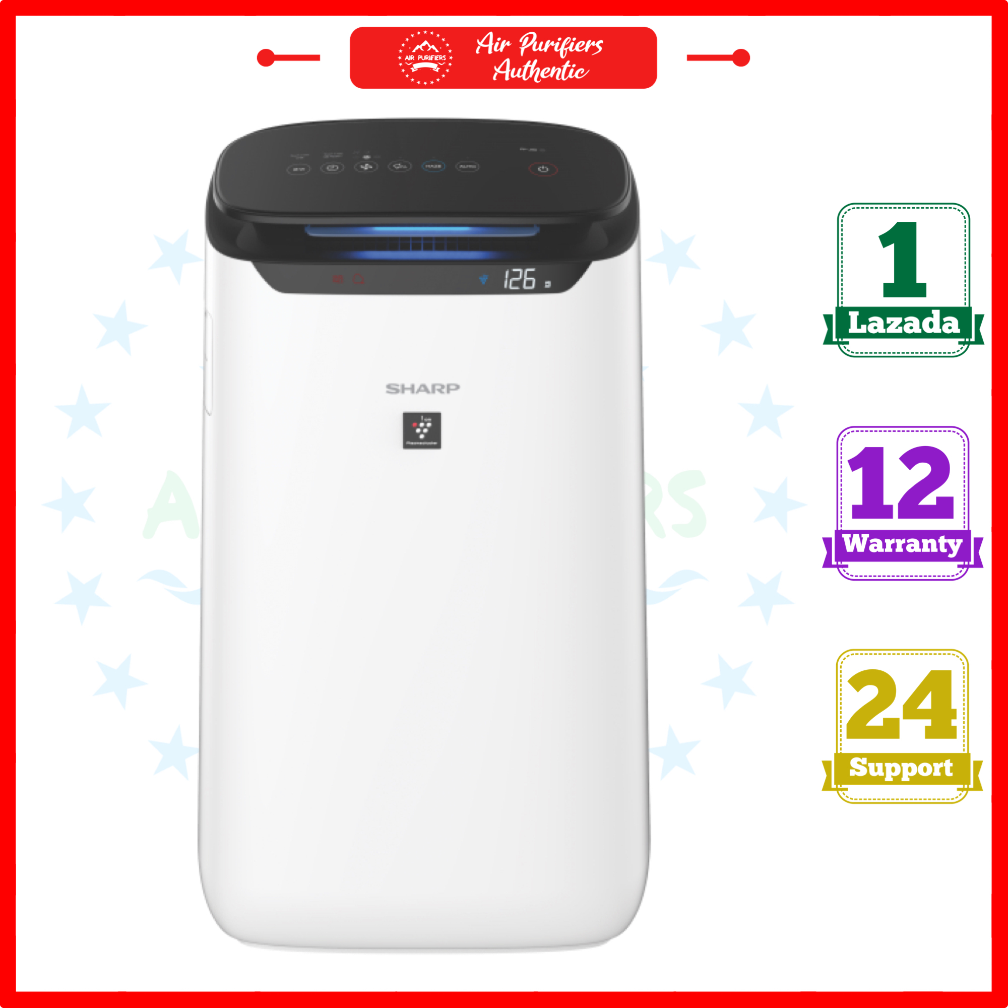 Máy lọc không khí Sharp FP-J60E-W (48m²)