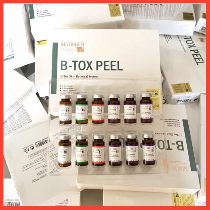 [Hoàn Tiền 8%]Thay Da Sinh Học BTOX PEEL (hộp 12 lọ)