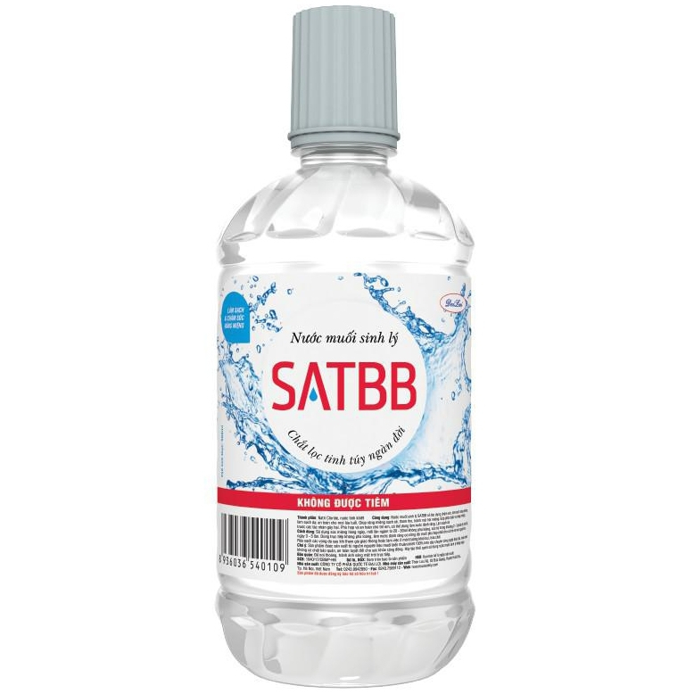 [Quà tặng không bán] Nước Muối Sinh Lý SATBB 500mL